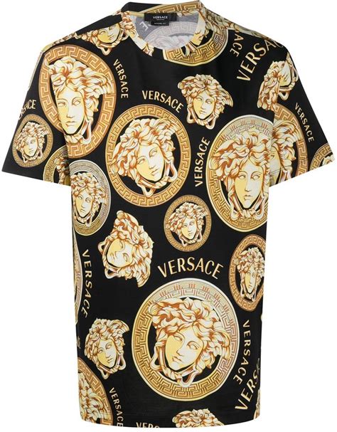 versace medusa print t shirt